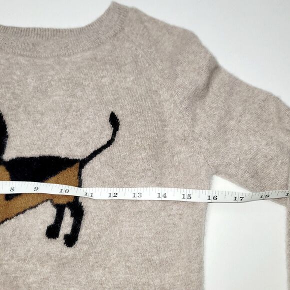 Philosophy 100% Cashmere Daschund Dog Sweater Small RN 93178 Cozy $250 MSRP - Picture 4 of 8